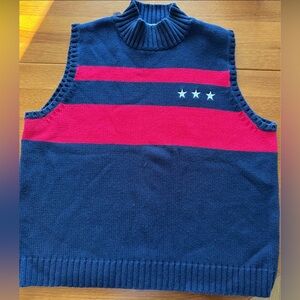 VTG Norton Studio Star Sweater Knit Vest 🇺🇸 XL Womens